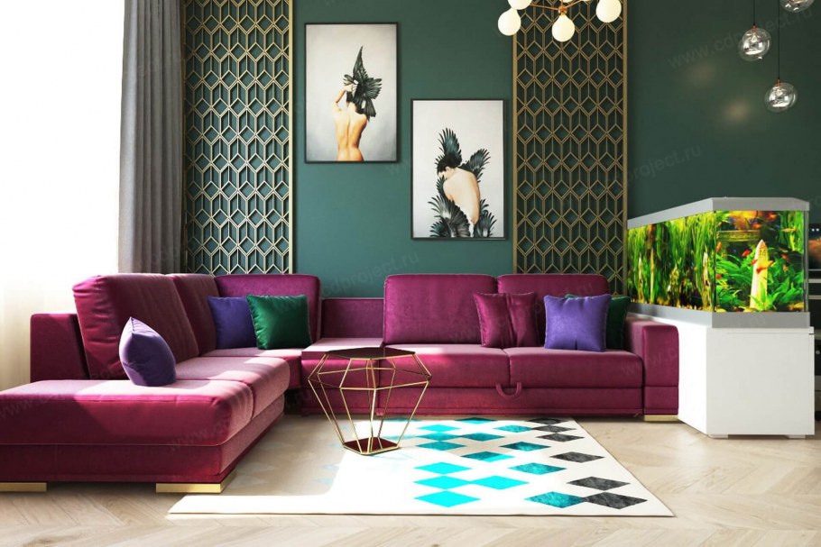 Колористика в интерьере