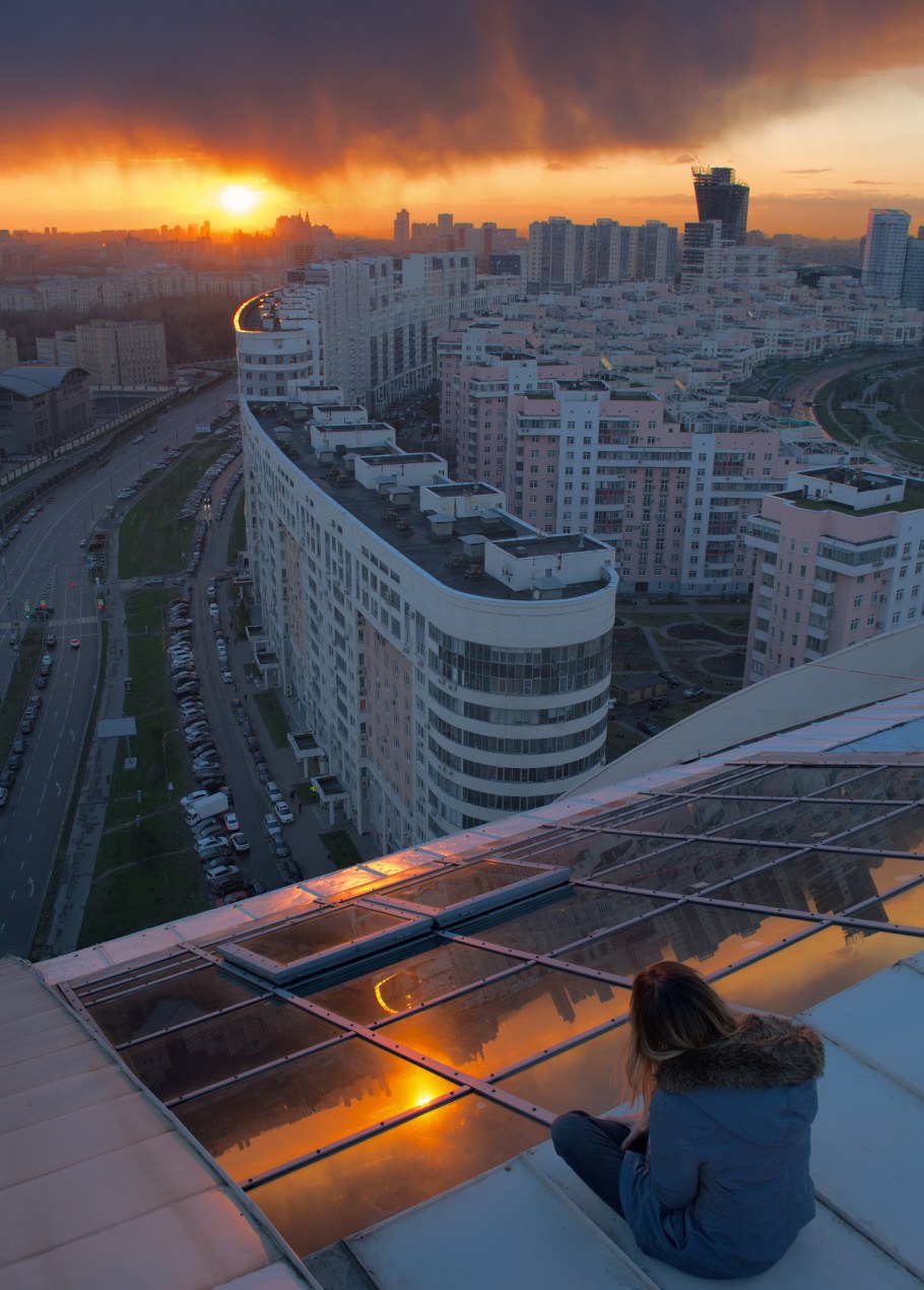 Крыша многоэтажки