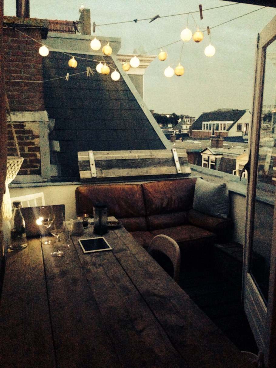 Эстетика ночь на крыше