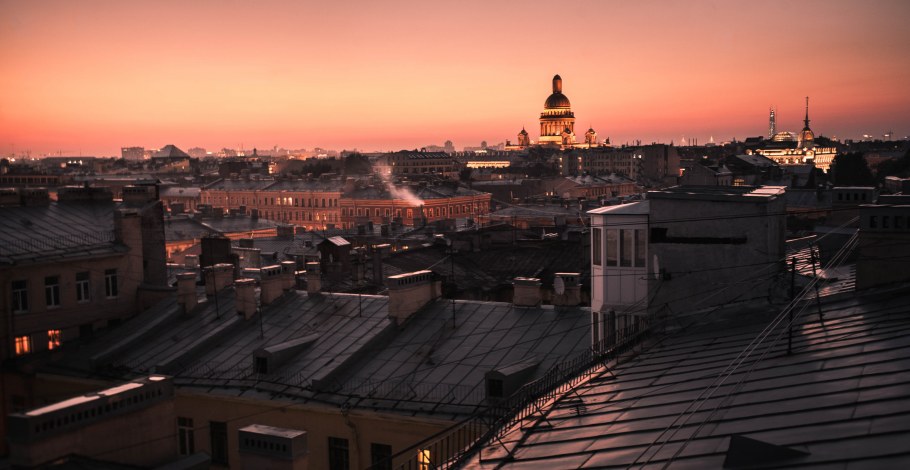 Крыши Санкт-Петербурга Рубинштейна