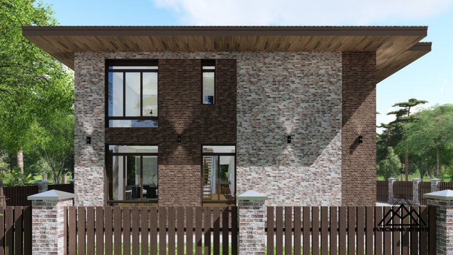 Ограждения в стиле Райта