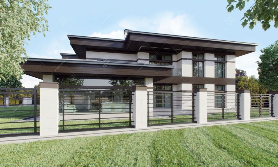 Дом в стиле Райта archmasters