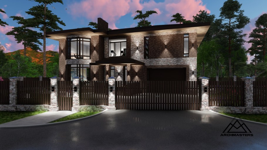 Ограждения в стиле Райта