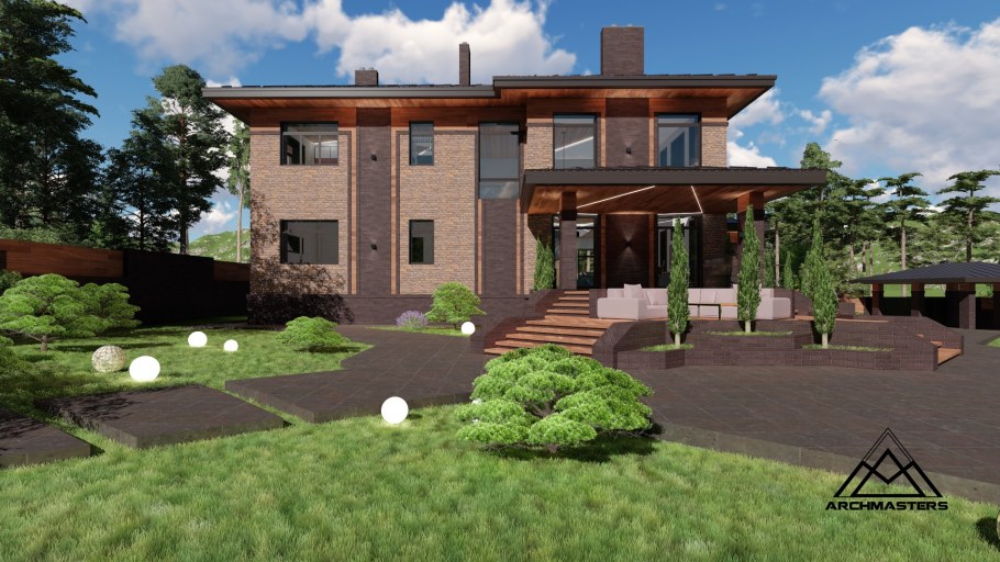 Проект дома Торонто 2 этажа