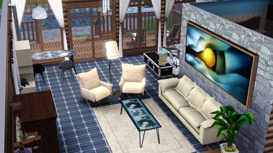 SIMS 3 интерьер