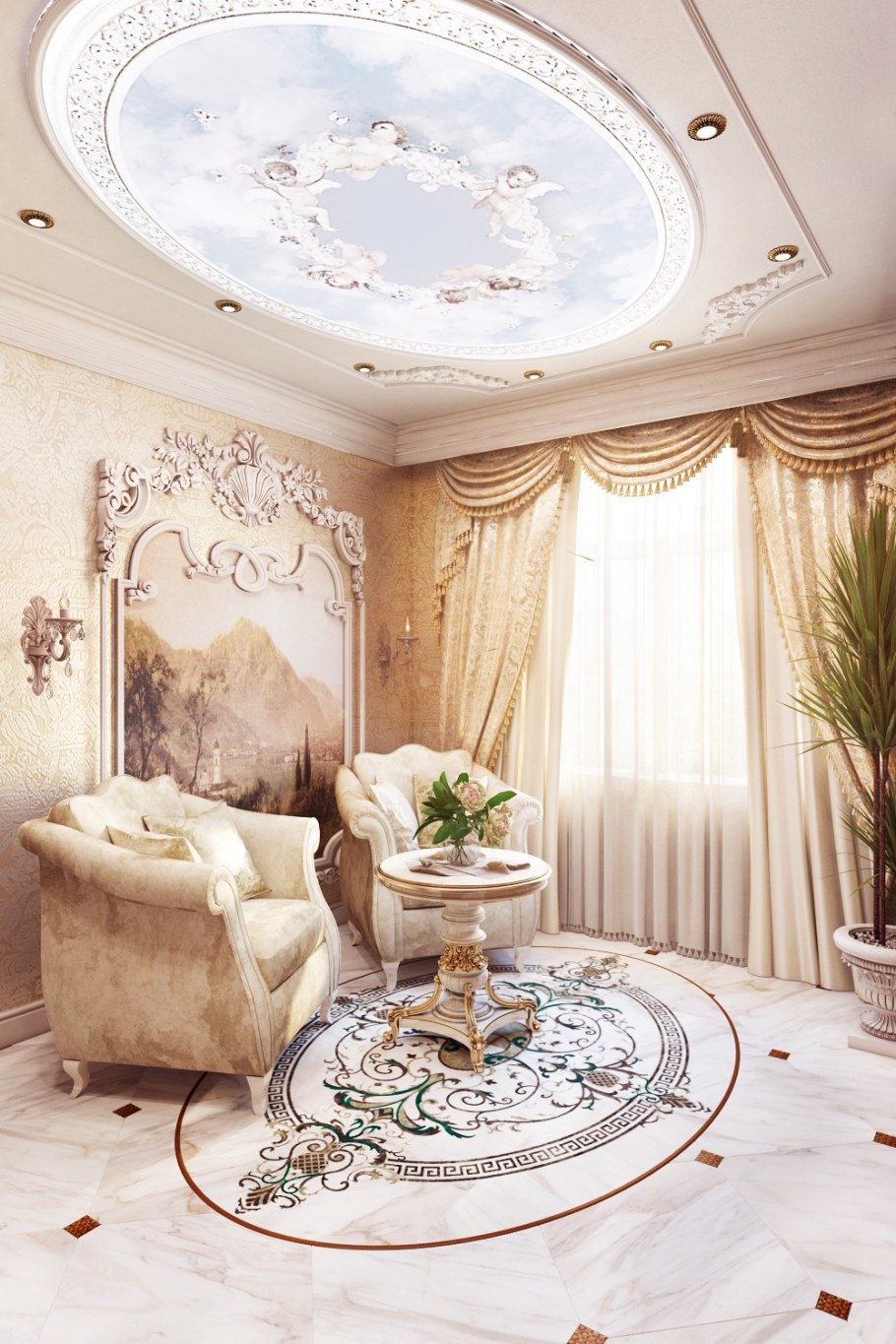 Интерьер дома в стиле Барокко