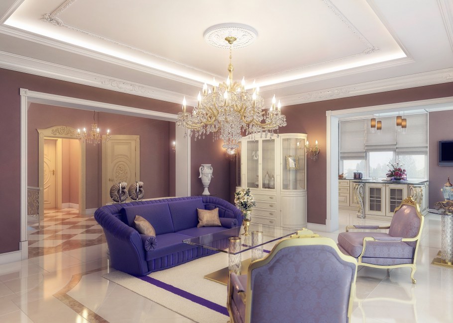 Двухкомнатная квартира в стиле Барокко