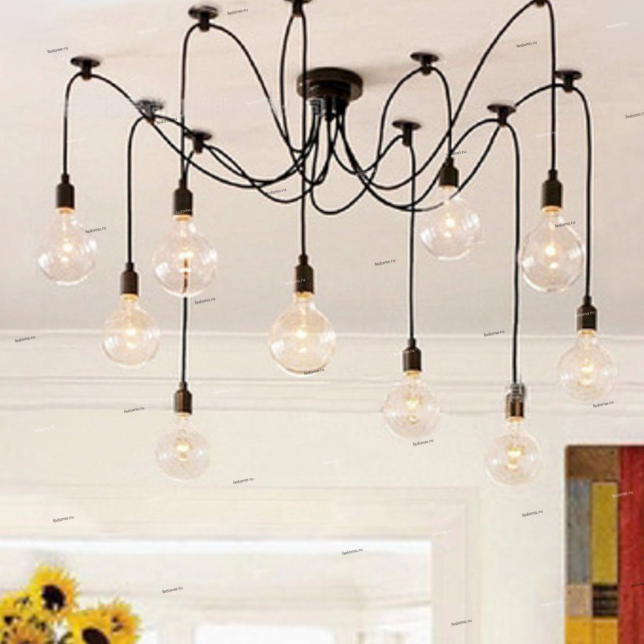 Подвесная люстра Loft it Spider loft1162w/16