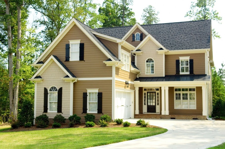 Цвета фасадов домов