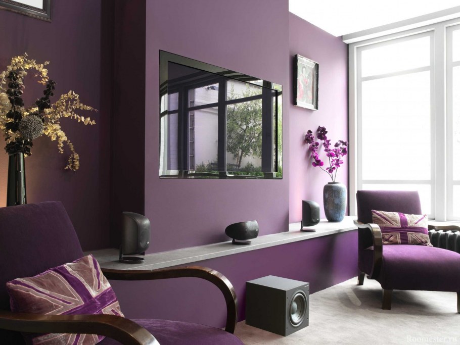 Фиолетовые обои