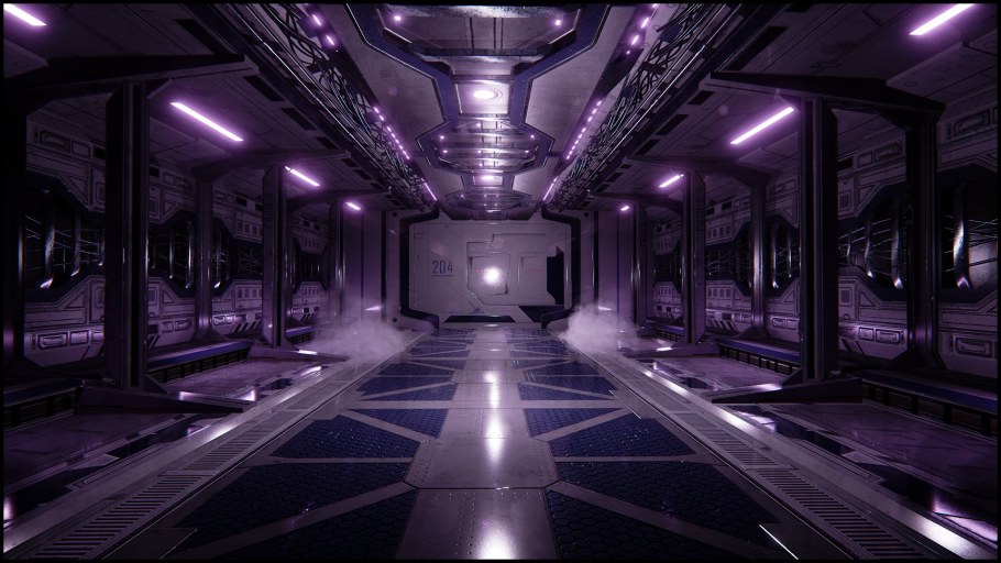 Космический корабль амонг АС внутри