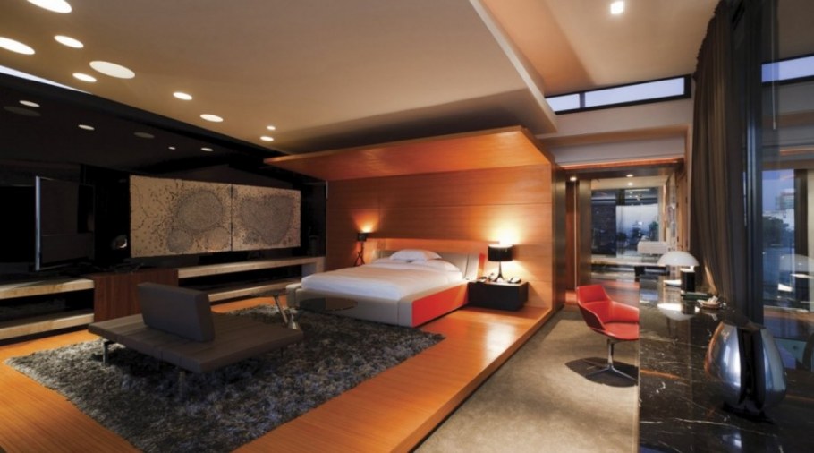 Современный модный интерьер