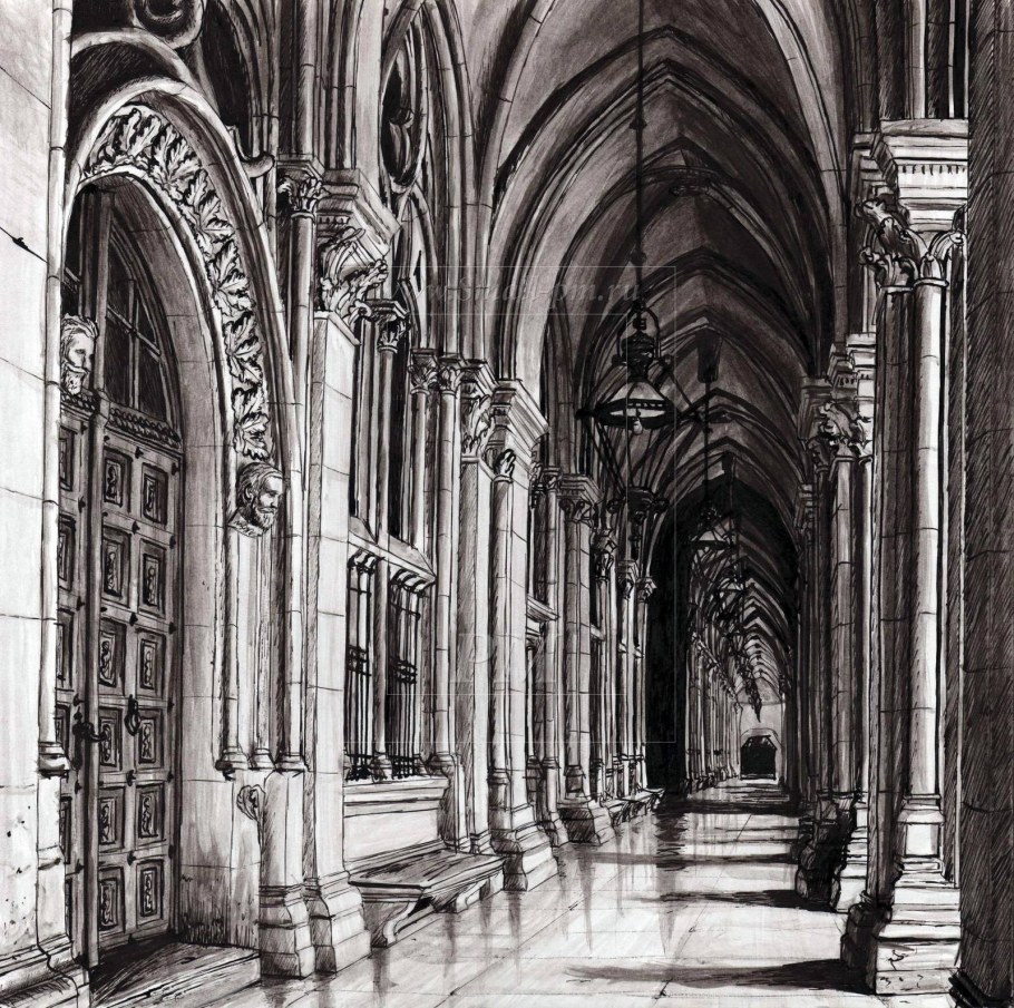 Готическая архитектура Графика