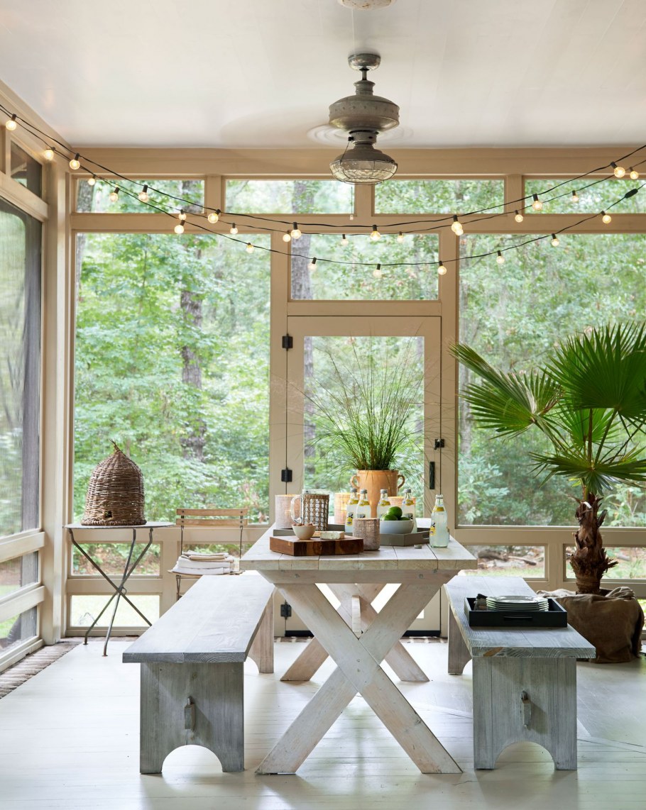 Интерьер летней веранды