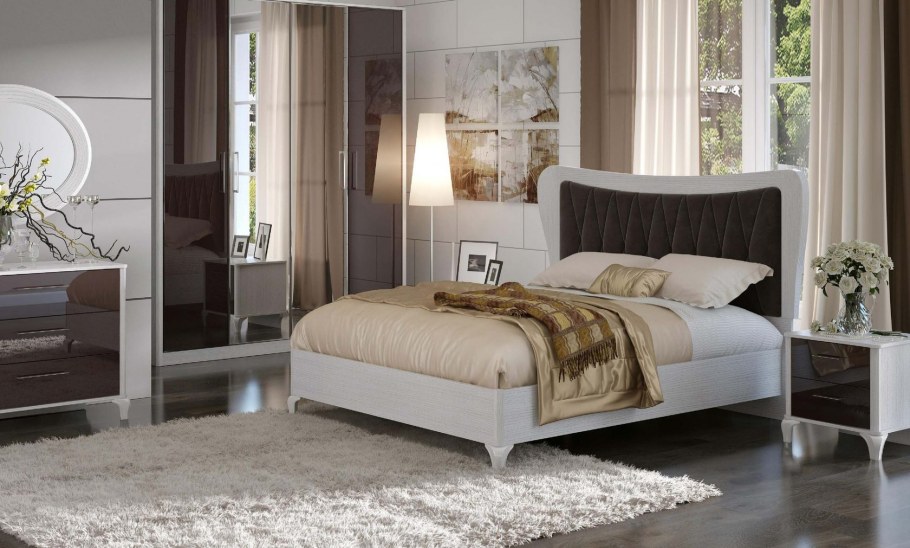 Шатура мебель спальня опера шоколад