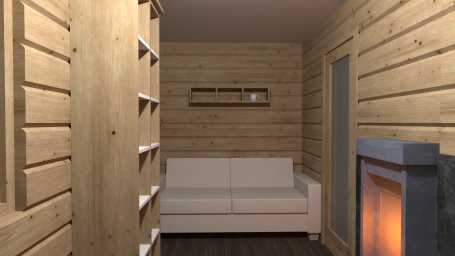 Имитация бруса в бане