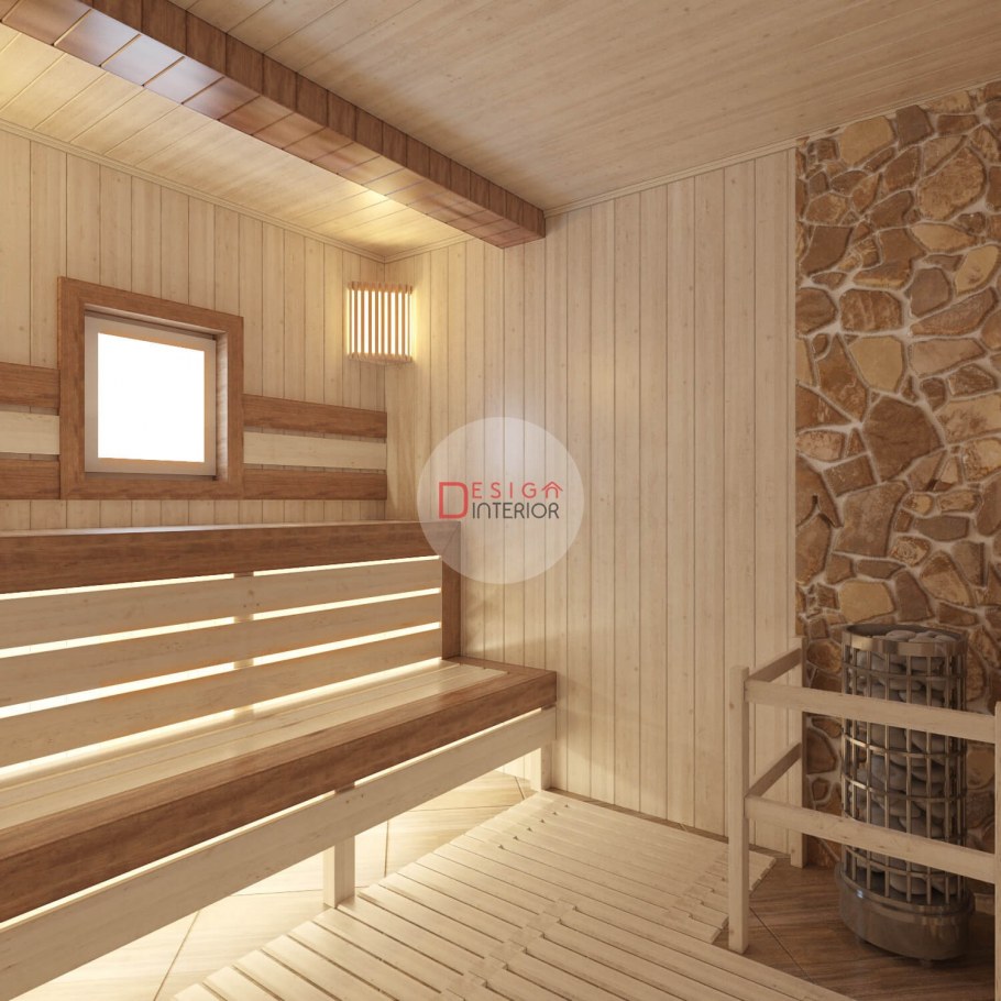 Интерьер отделки бани