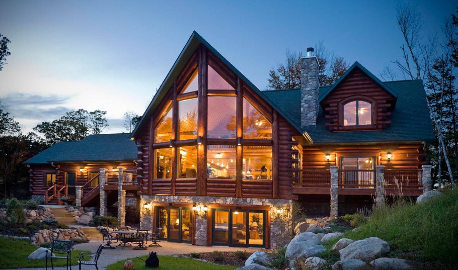 Деревянный коттедж