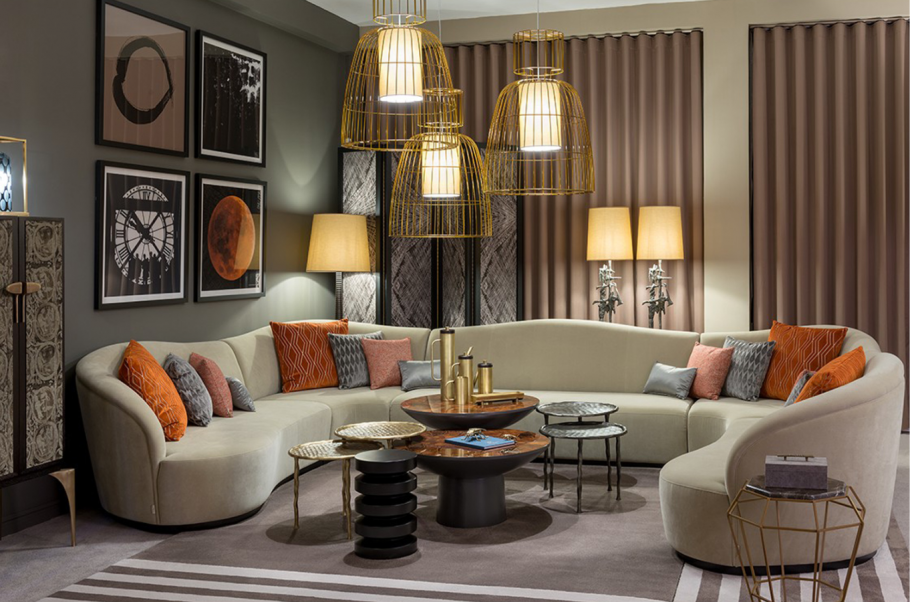 Модерн в интерьере гостиной