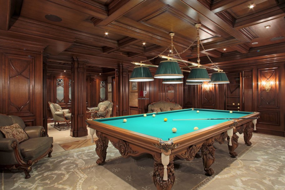 Отделка бильярдной