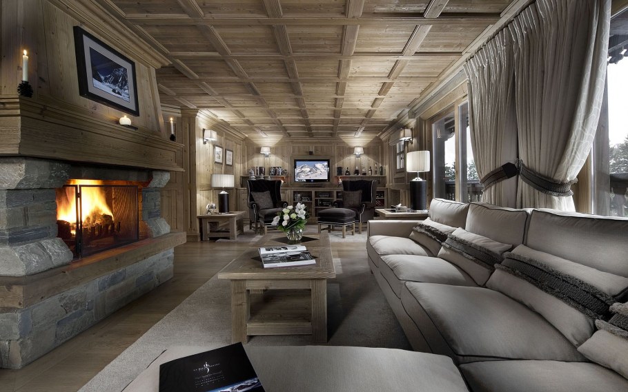 Luxury Chalet Interior Courchevel