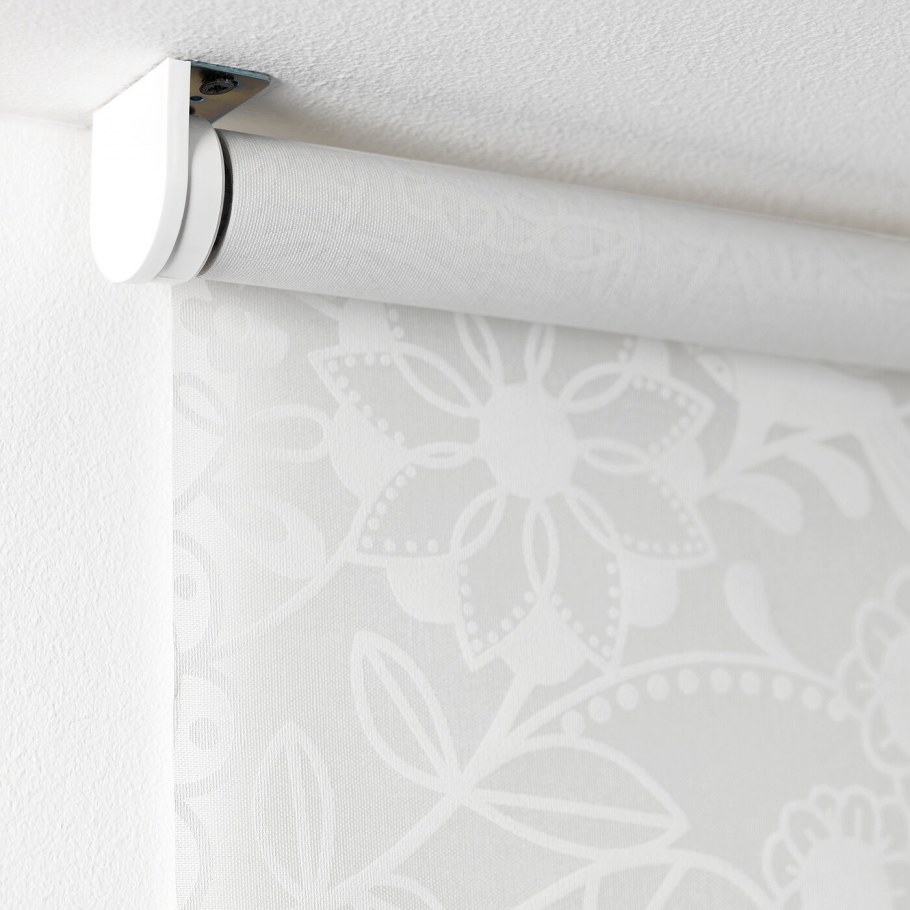 Tretur ТРЕТУР рулонная штора, блокирующая свет , светло-серый140x195 см