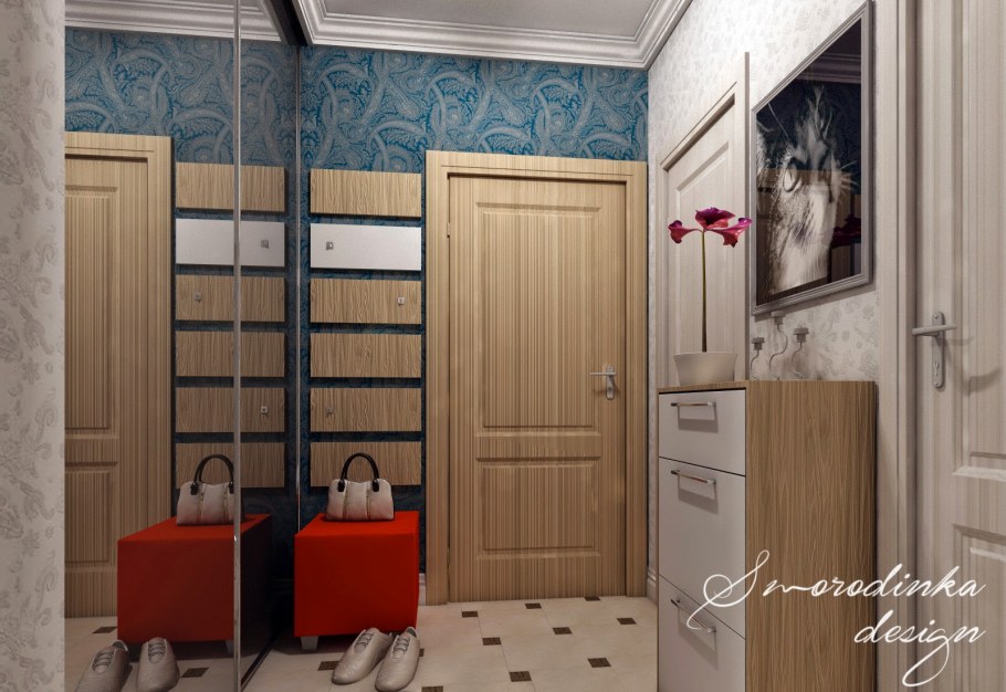 Прихожая в типовом доме ПМ 3