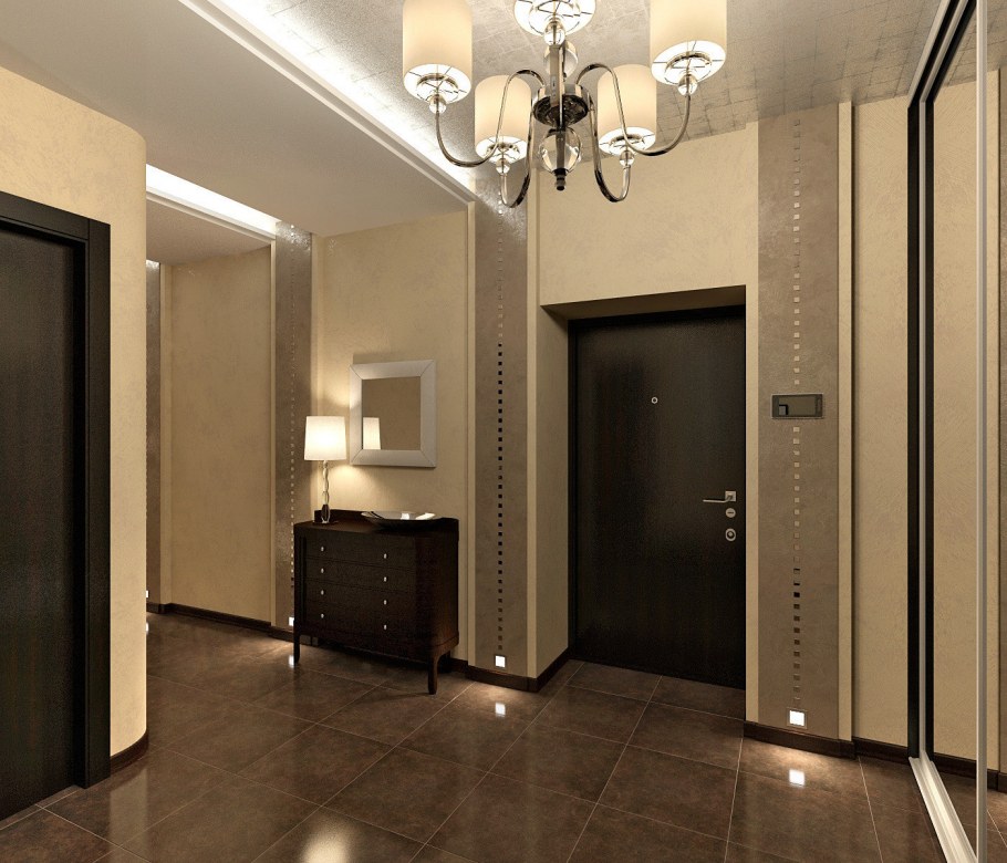 Интерьер прихожей в квартире распашонке