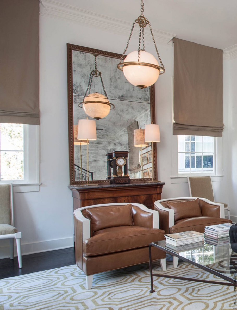 Панно из состаренного зеркала