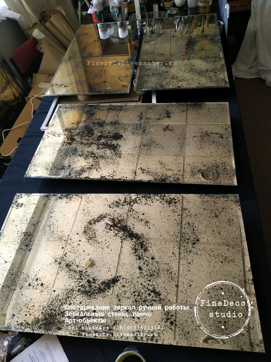 Зеркало напротив зеркала в интерьере