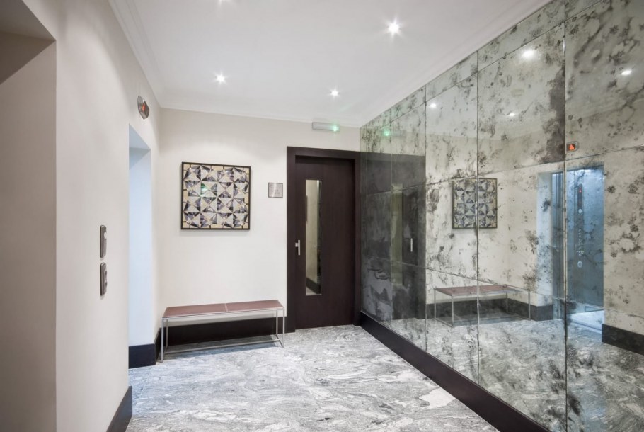 Зеркало состаренное золото