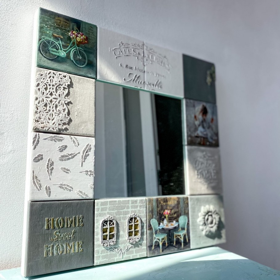 Зеркальная плитка состаренное зеркало