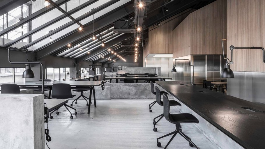 Индустриальный стиль в интерьере офиса