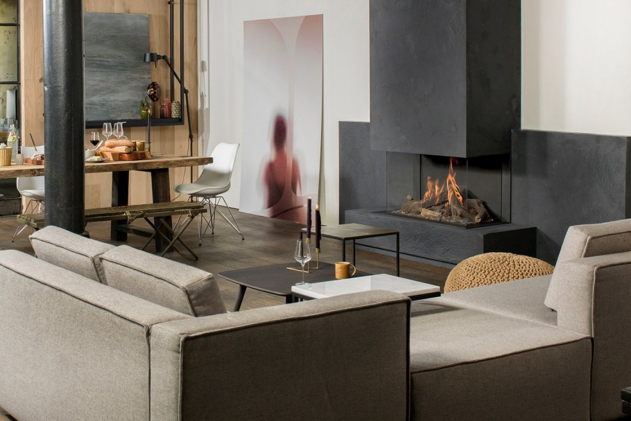 Газовый камин Faber Triple m