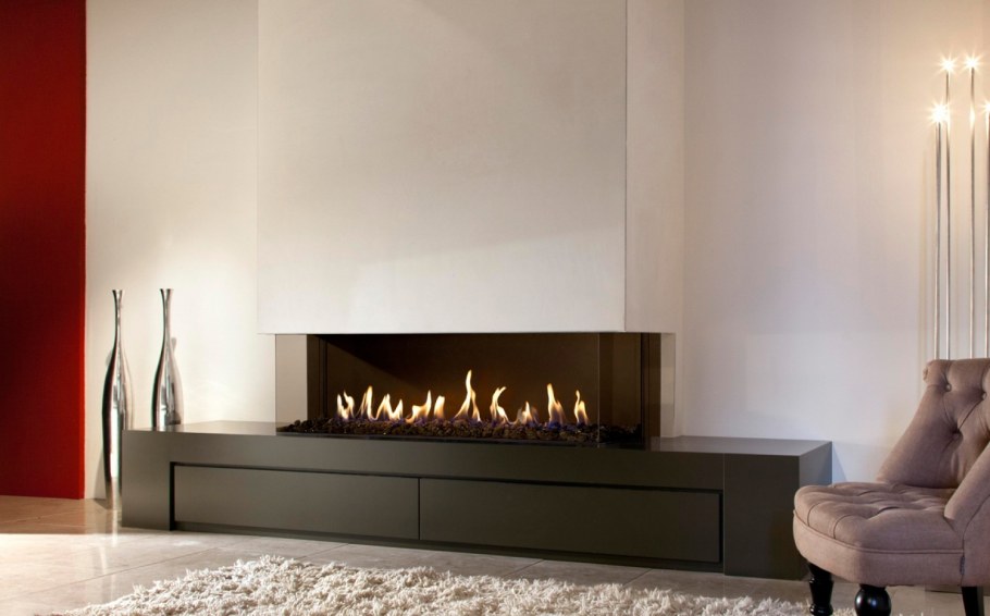 Газовый камин интерьерный