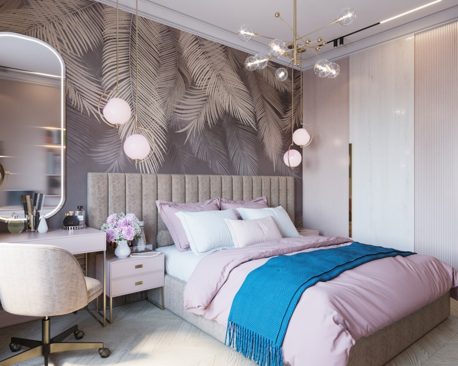 Интерьер в бирюзовых тонах