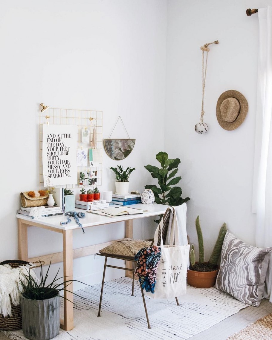 Подвесное кашпо из джута