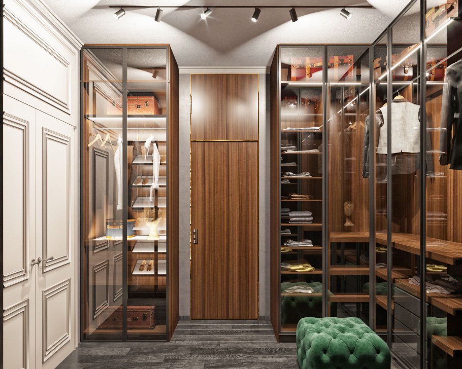 Встроенная гардеробная икеа