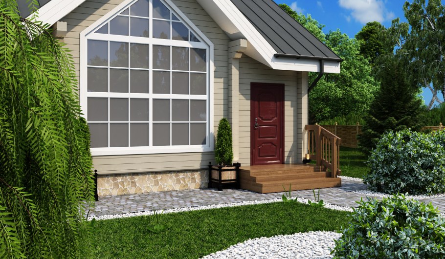 Крыльцо с террасой