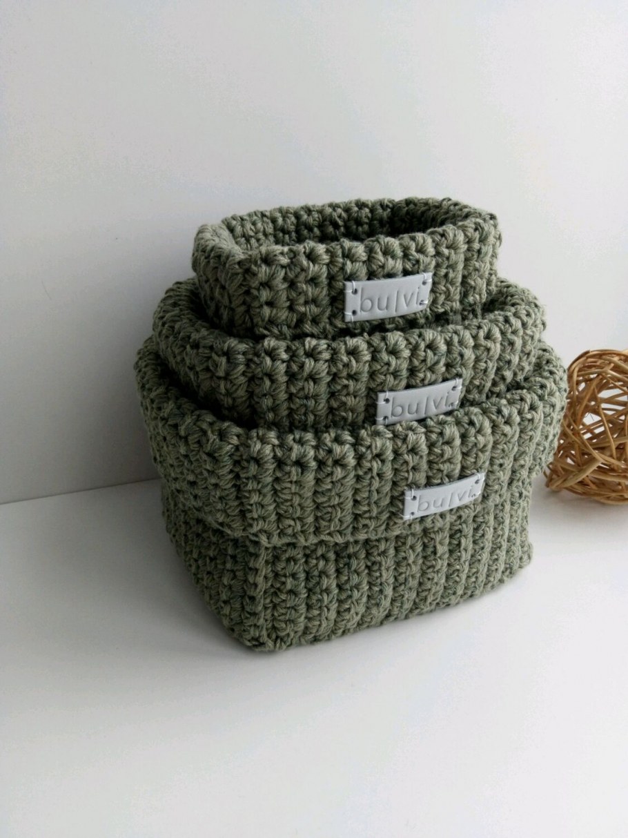 Корзинки из джута