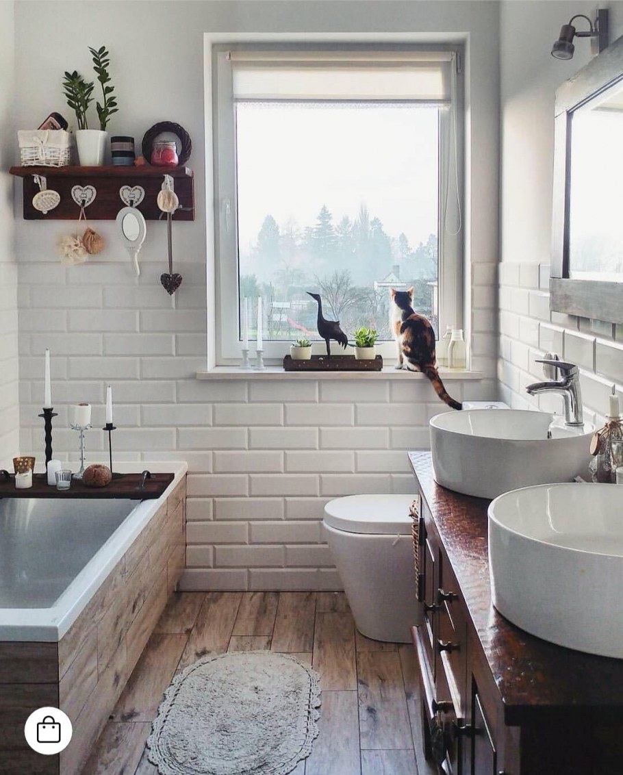 Ванная в стиле хюгге