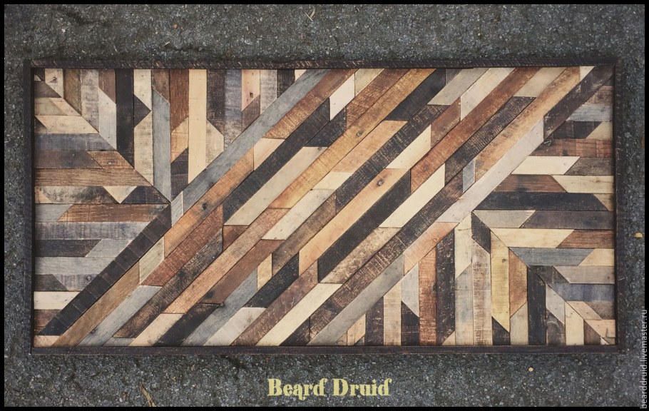 Панно из досок