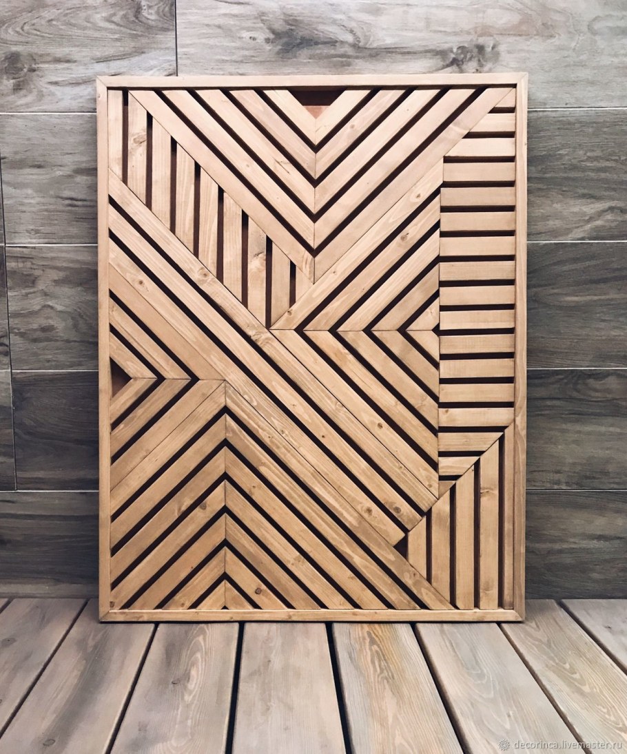 Декоративное деревянное панно