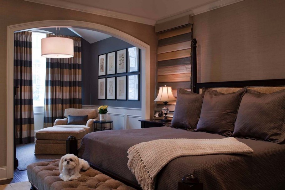 Интерьер комнаты спальни