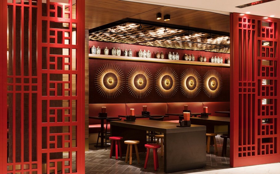 Лофт интерьер кафе суши