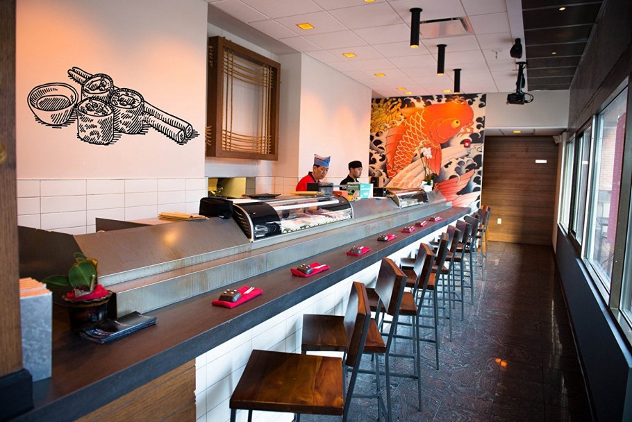 Интерьер суши бара на вынос