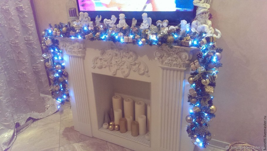 Гирлянда на камин