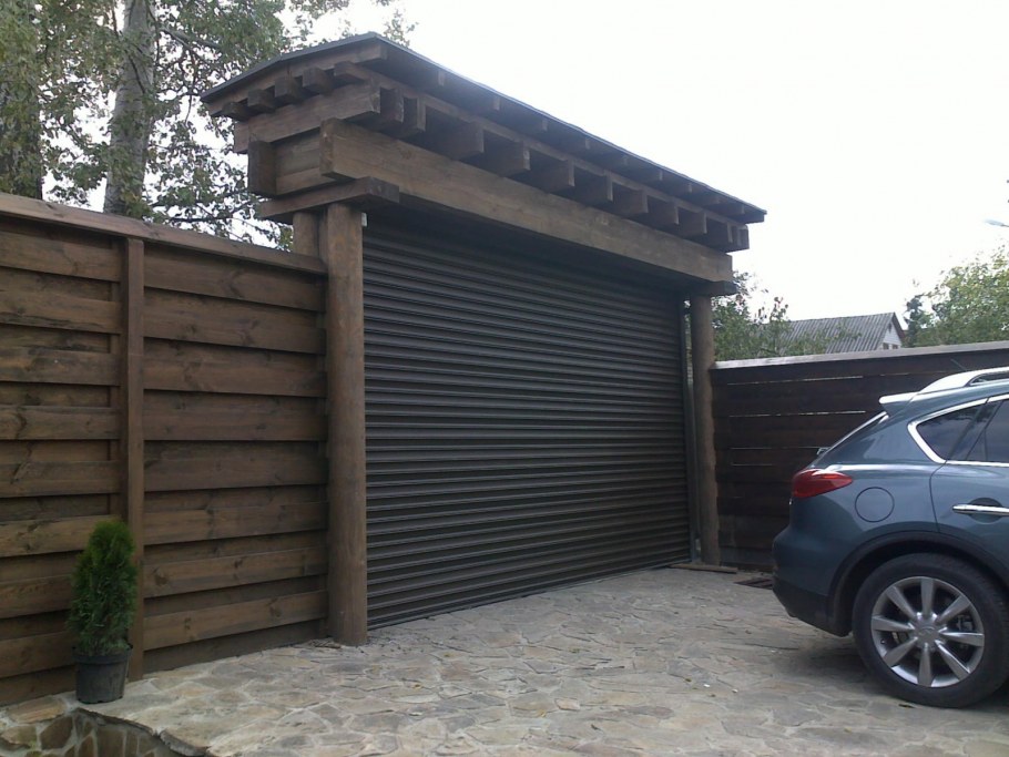 Въездные роллетные ворота