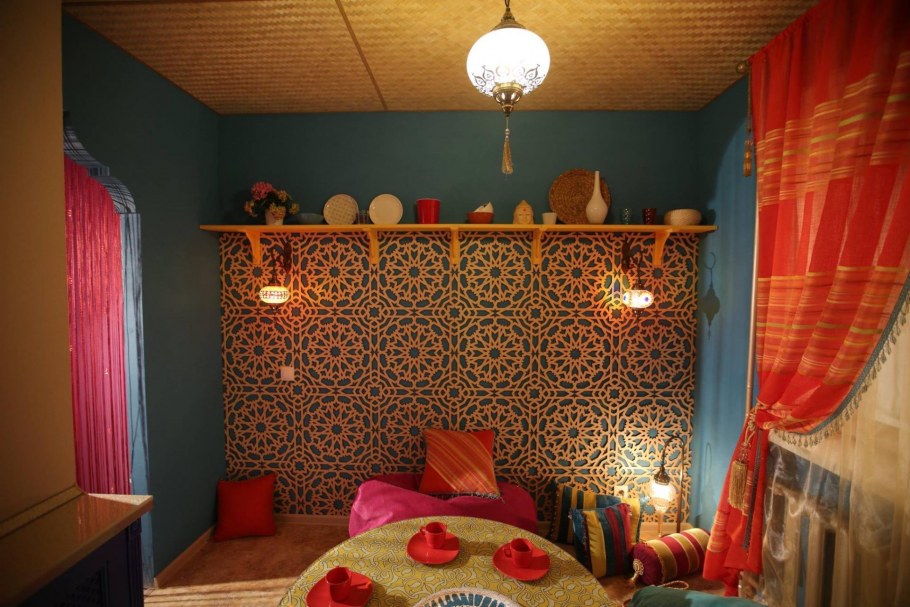 Столовая в марокканском стиле