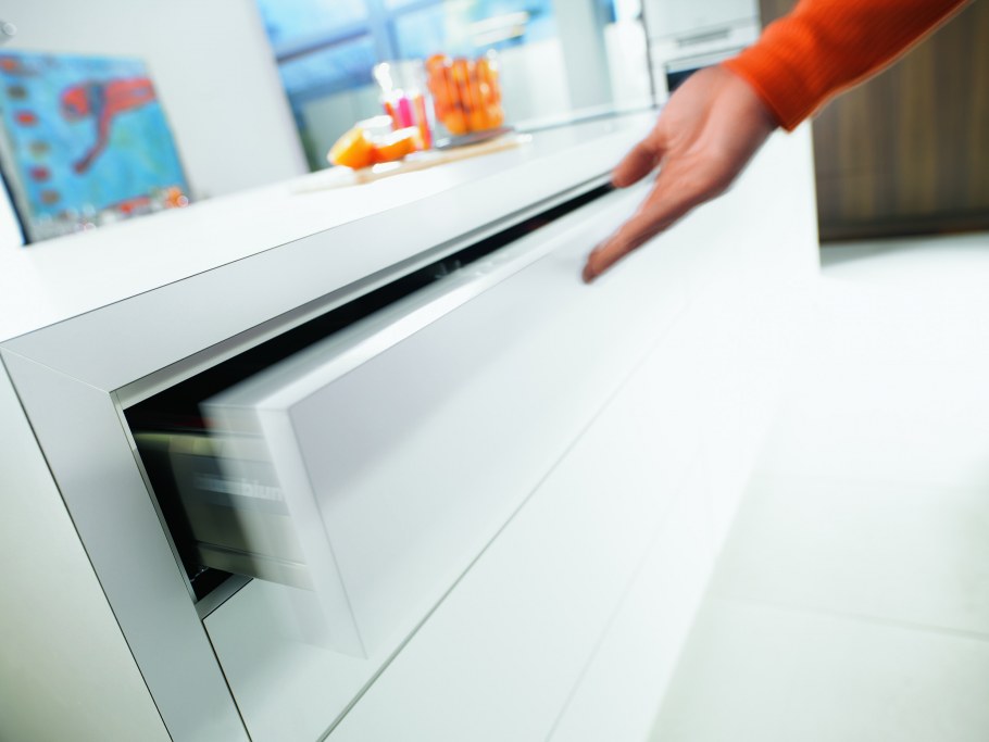 Ручка врезная в торец м/о 128мм, алюминий